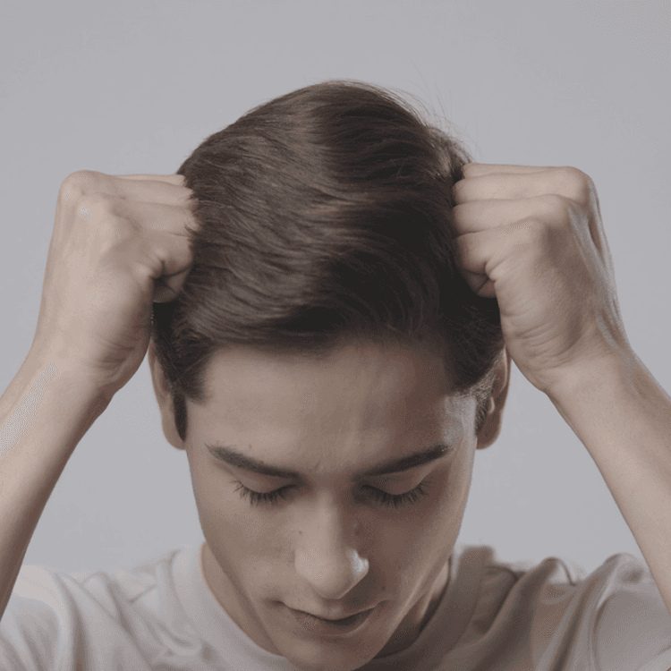Scalp pressing technique